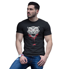 Tiger Head Drip T-Shirt